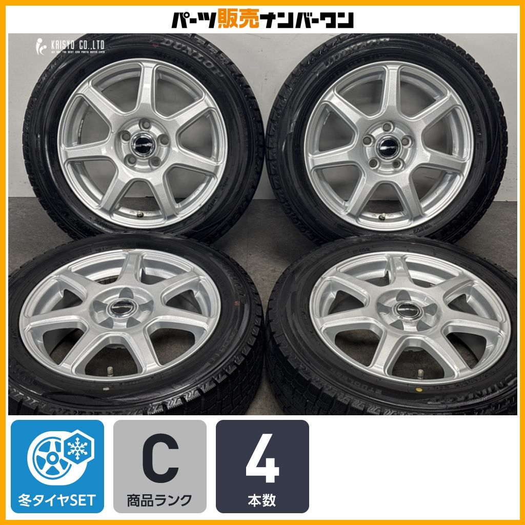 程度良好品】PRD 15in 6J +40 PCD100 ダンロップ ウィンターマックス