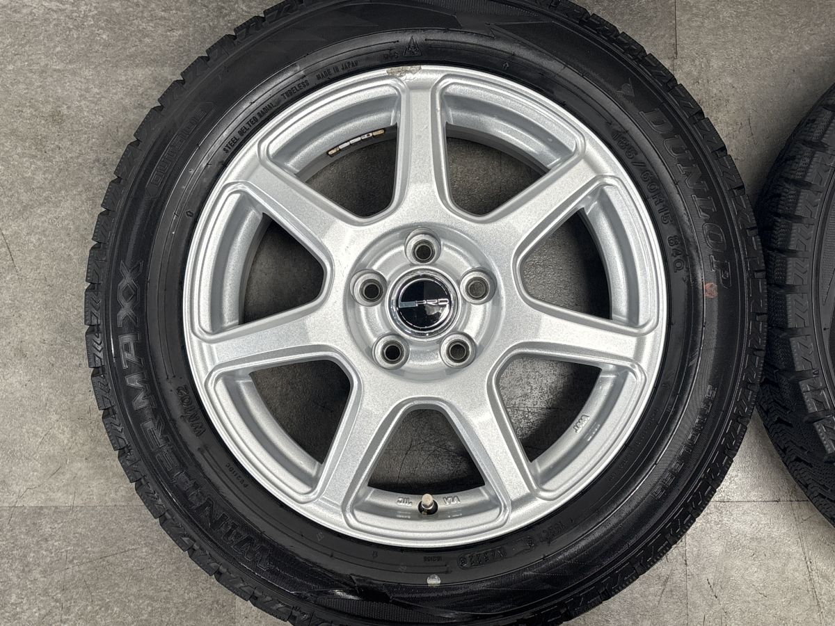 程度良好品】PRD 15in 6J +40 PCD100 ダンロップ ウィンターマックス 