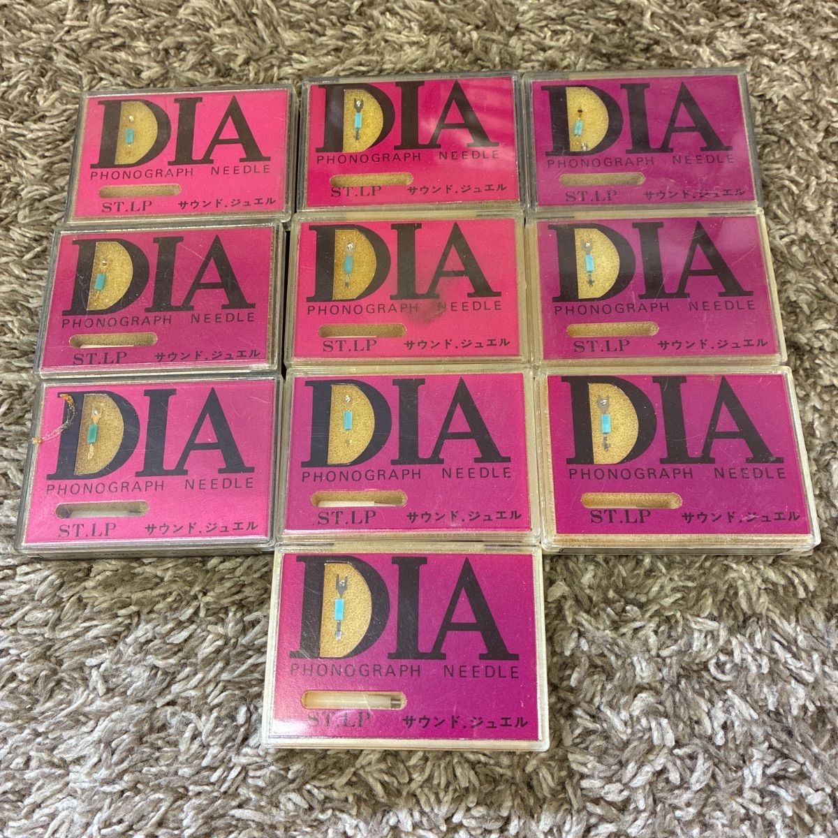 未使用品 DIA PHONOGRAPH NEEDLE ST.LP サウンド・ジュエル　SD-4ST 10個セット