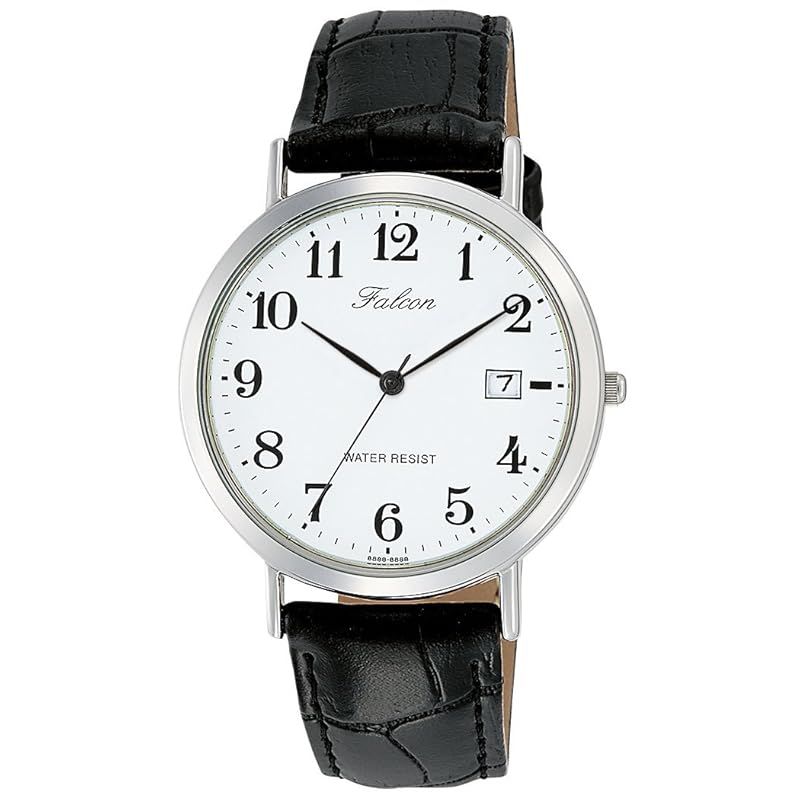 【新品】 [シチズン Q&Q] 腕時計 アナログ 防水 日付 革ベルト D020-304 メンズ ホワイト 7,804円