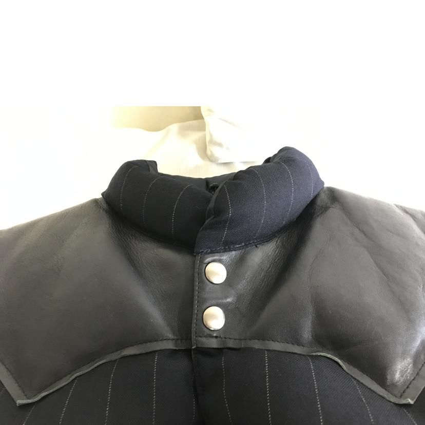 ROCKY MOUNTAIN FEATHER BED レザー切替ダウンベスト 450-452-02 B
