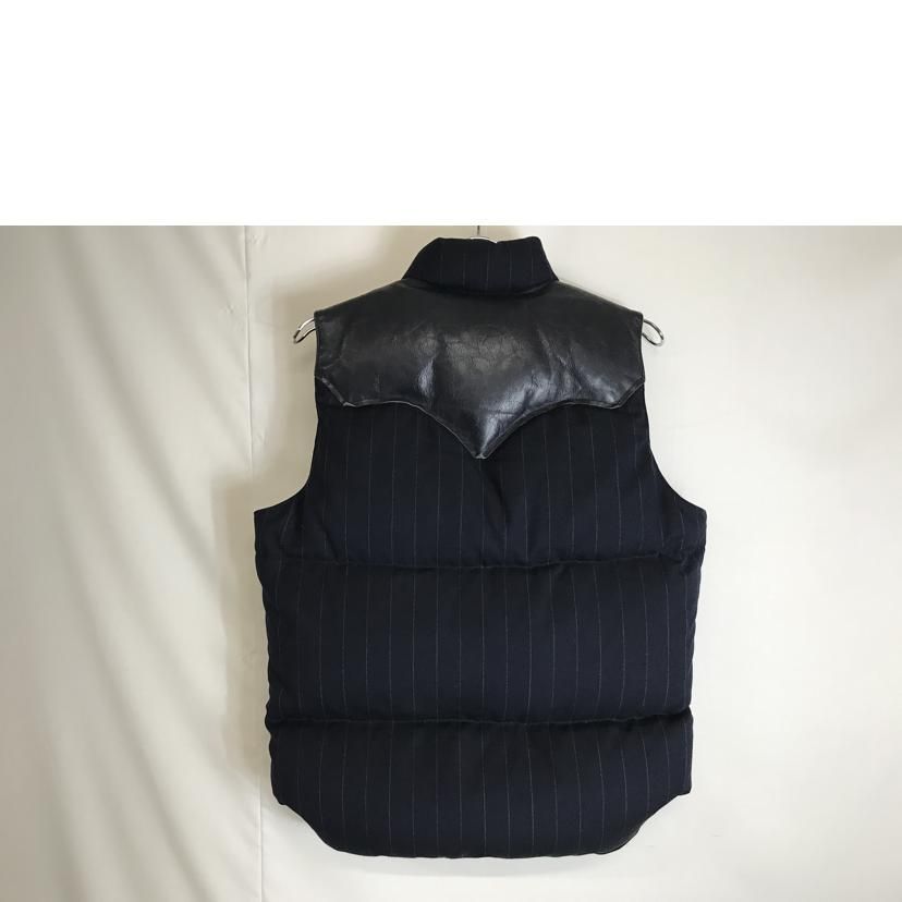 ROCKY MOUNTAIN FEATHER BED レザー切替ダウンベスト 450-452-02 B