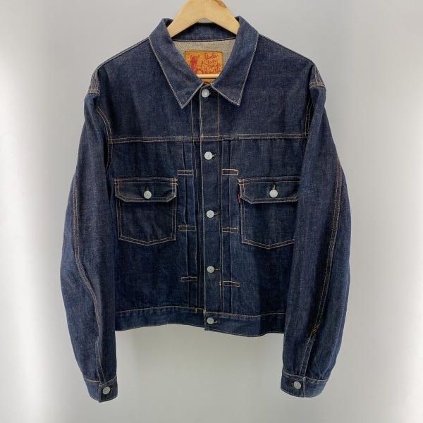 【中古】EVISU 初期 水牛パッチ 1507 2ndタイプ トラッカージャケット インディゴ 42 エヴィス[24]