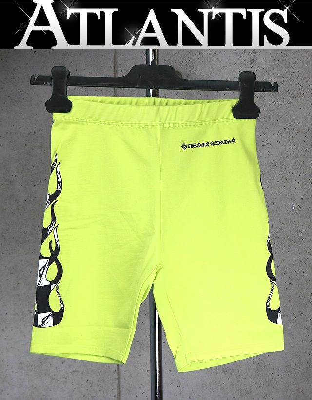 CHROME HEARTS 銀座店 クロムハーツ 新品 レディース PPO MATTY BOY スパッツ ハーフパンツ size:S グリーン 103559