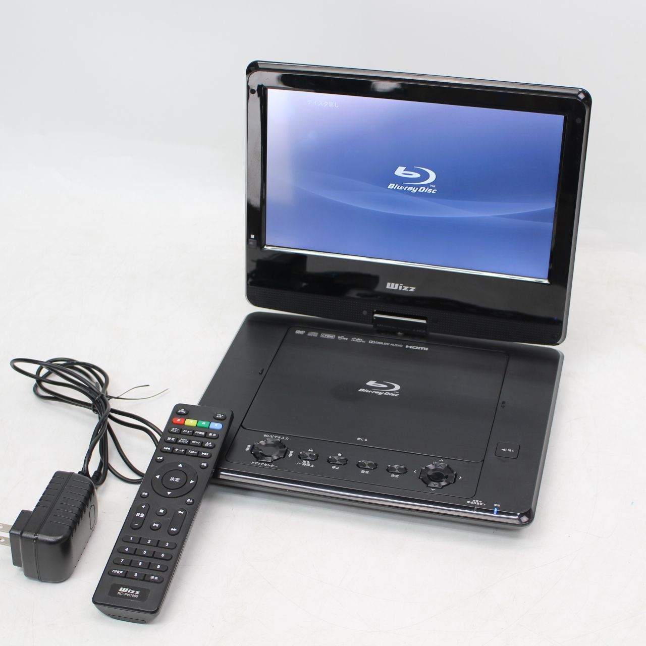 030)Wizz ポータブルBD/DVDプレーヤー DB-PW1055X