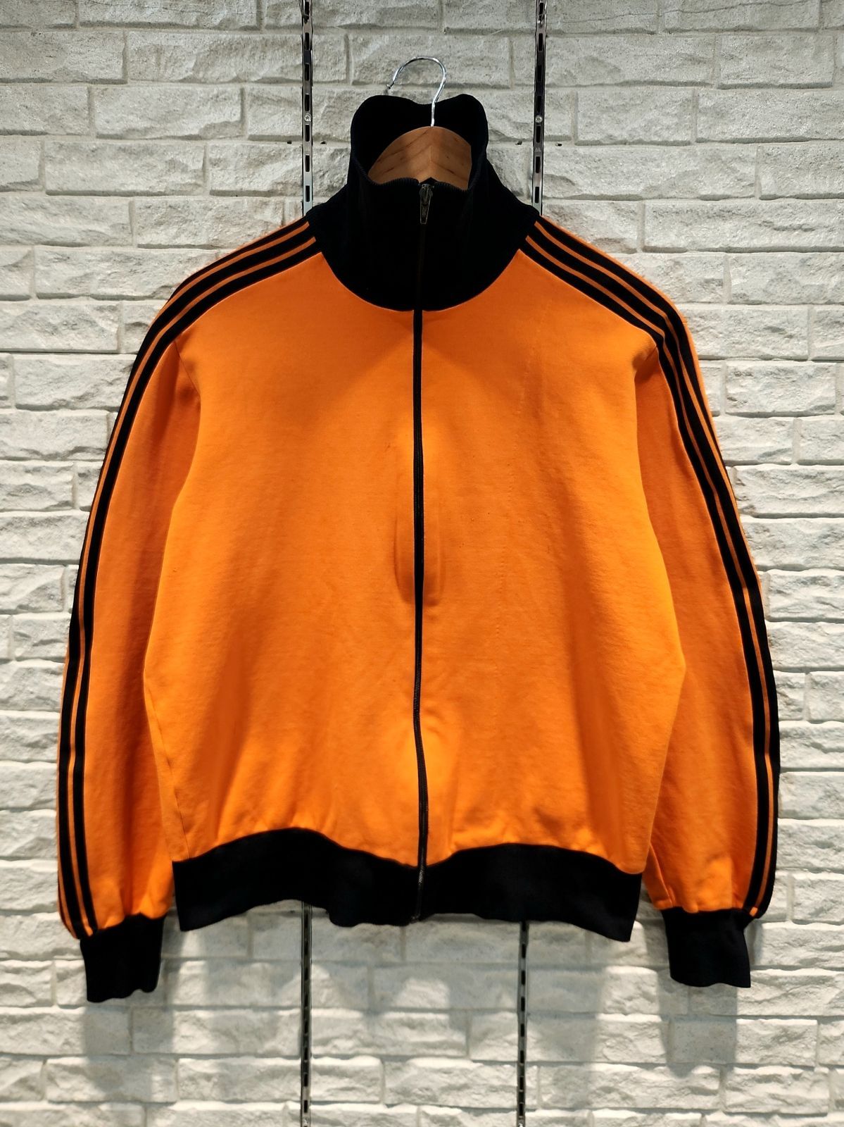70s adidas デサント製 トラックジャケット 初期ロゴ無 サイズ3