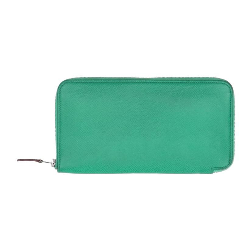 HERMES アザップロングシルクイン/エプソン/ミント H083084CKAB ABランク 24