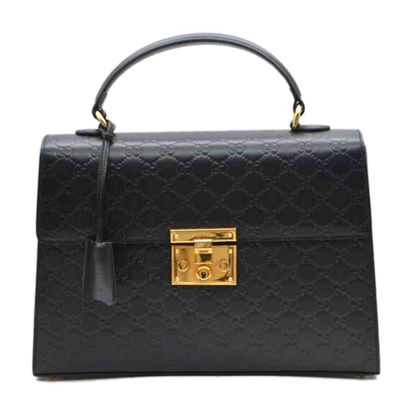 GUCCI グッチシマレザーハンド/ノワール 428208 ABランク 89