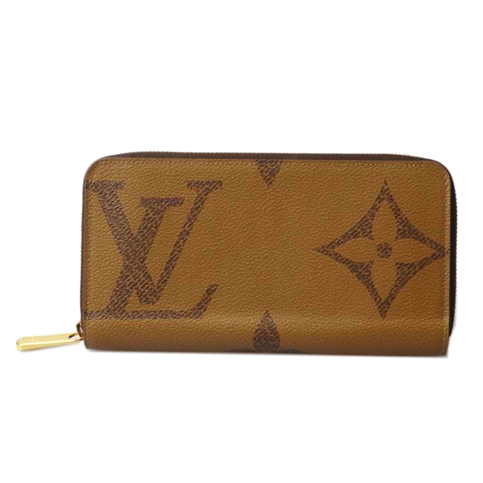 LOUIS VUITTON ジャイアント ジッピー・ウォレット/モノグラム・リバース M69353 Aランク 76