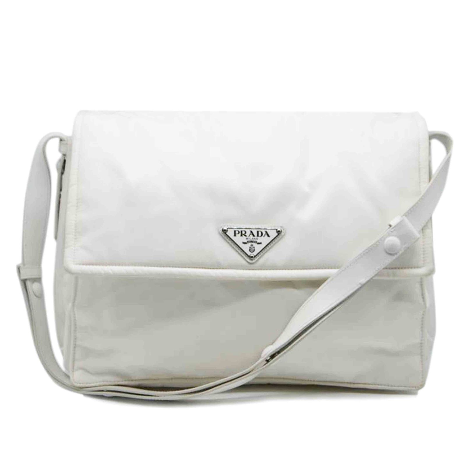 PRADA ホワイト（白）系 RE NYLON(プラダ | リナイロン) ショルダー 