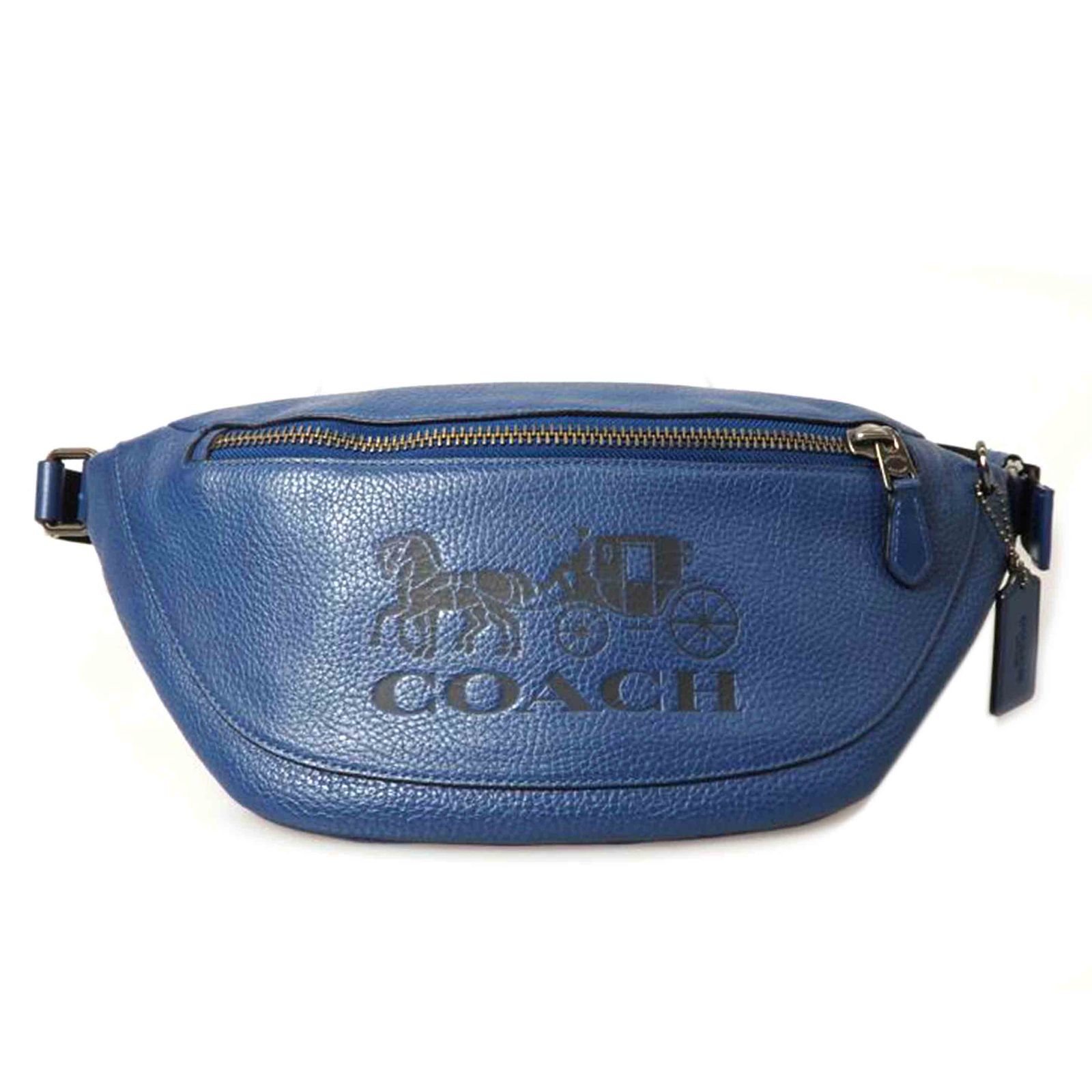 COACH ウエストバッグ/ブルー C4137 ABランク 76