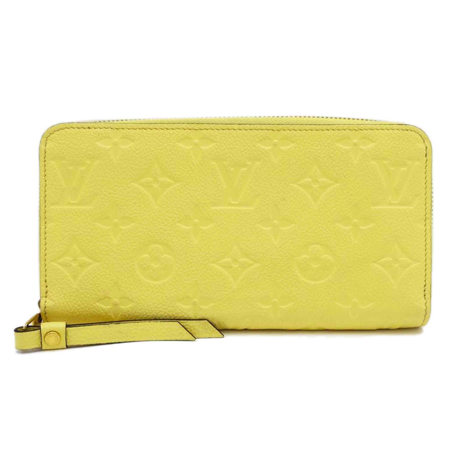 LOUIS VUITTON ジッピーウォレット/MGアンプラント/ジョーヌ M82043 Aランク 75