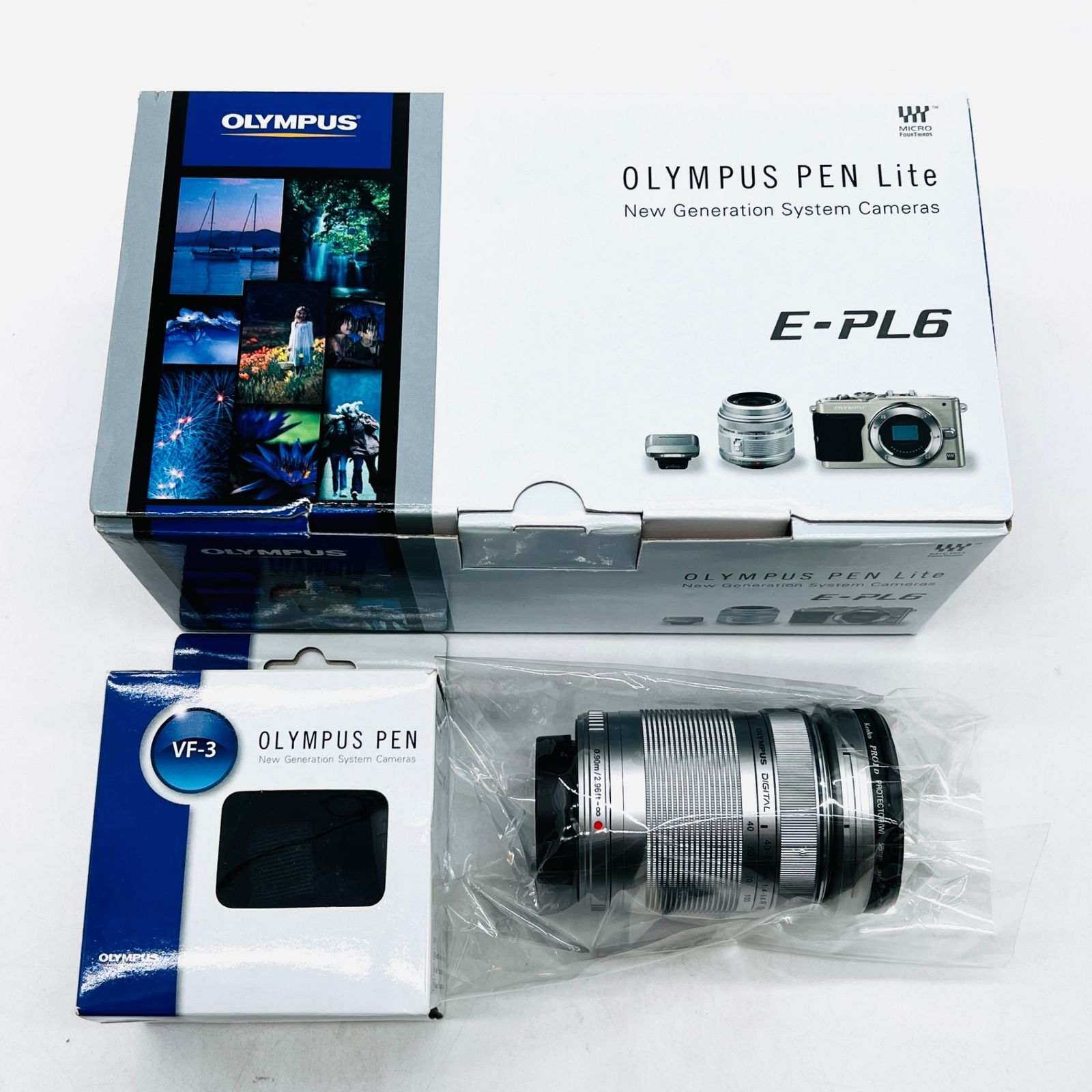 OLYMPUS ミラーレス一眼 PEN Lite E-PL6 レンズキット ホワイト E-PL6 