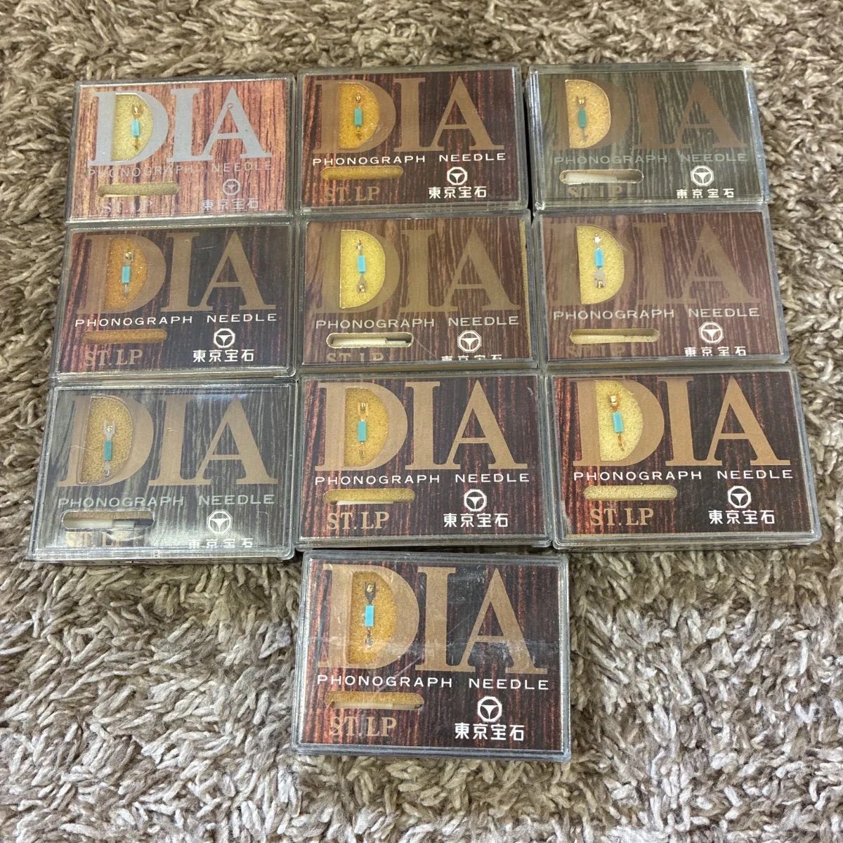 未使用品東京宝石 DIA PHONOGRAPH NEEDLE ST.LP TD-4ST 10個セット
