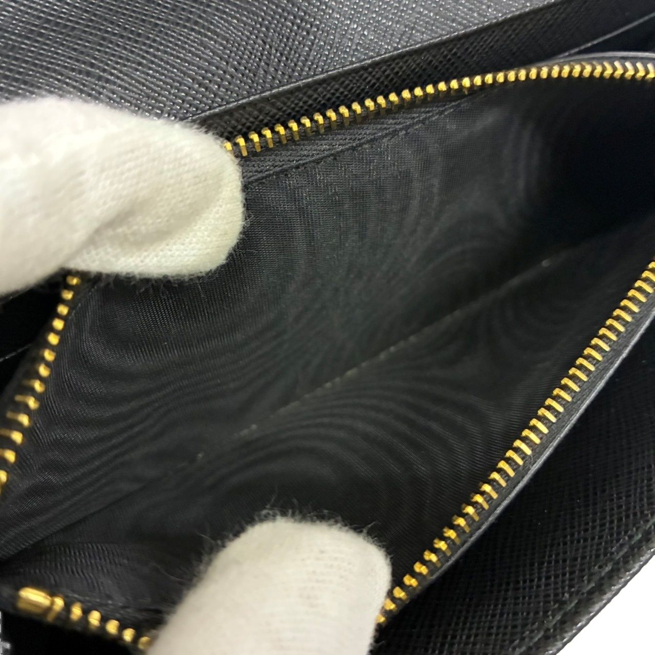 PRADA プラダ サフィアーノ 長財布 1MH132 NERO 本革（レザー） 長財布