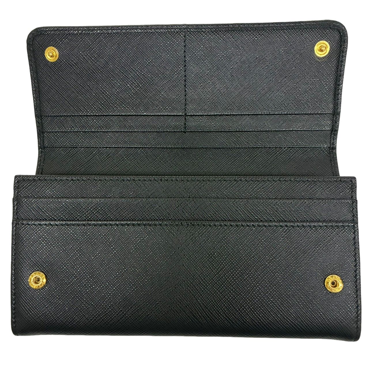PRADA プラダ サフィアーノ 長財布 1MH132 NERO 本革（レザー） 長財布 ユニセックス 【中古】 42605K347 PRADA プラダ サフィアーノ 長財布 1MH132 NERO 本革（レザー） 長財布
