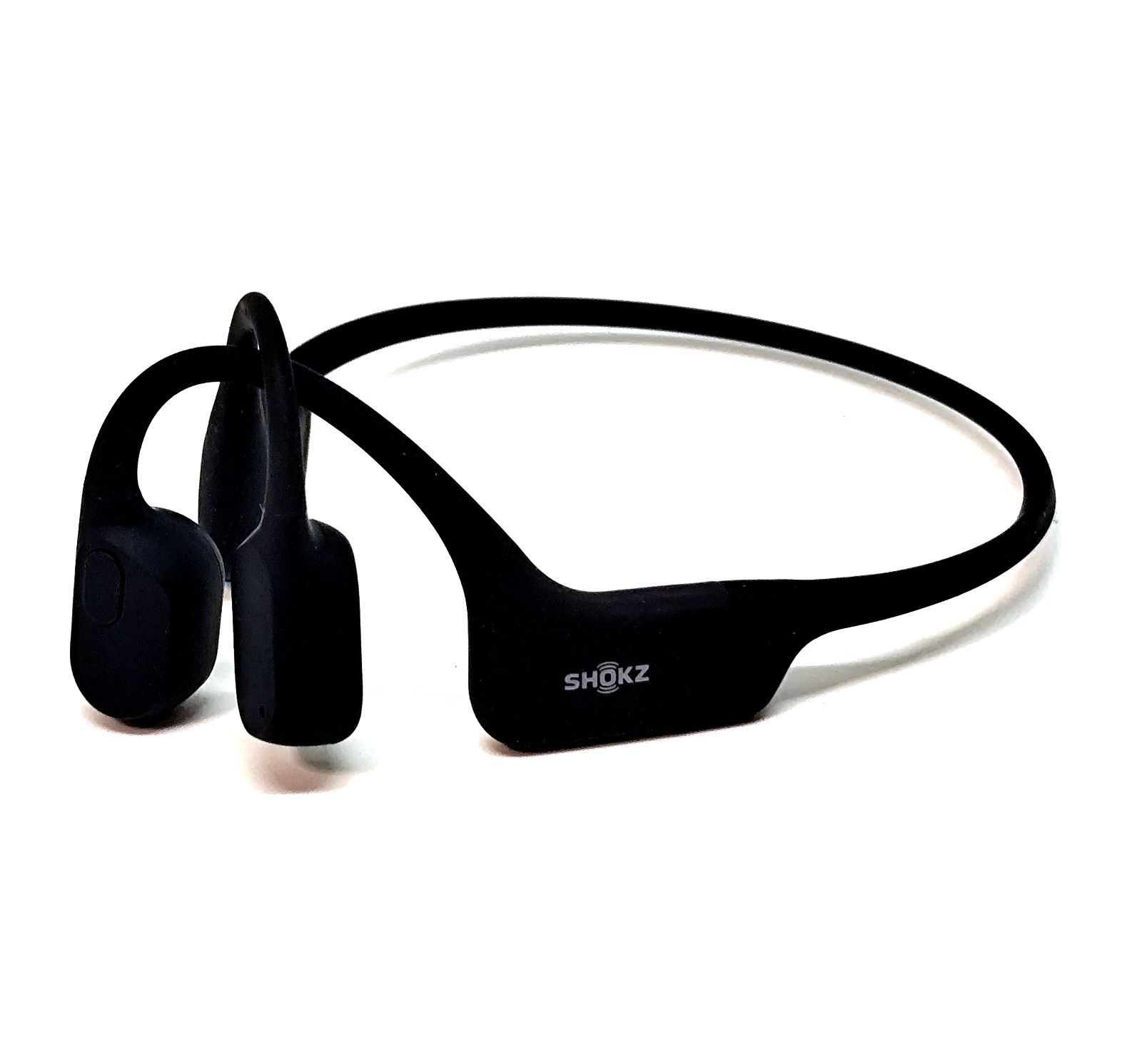 SHOKZ OpenRun 骨伝導ワイヤレスイヤホン ブラック×グレー系 中古動作 