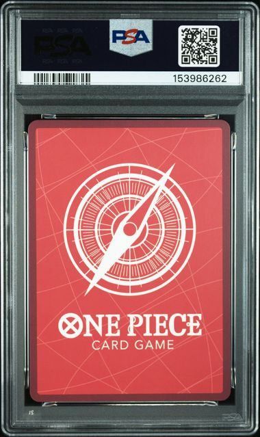 PSA10】モンキー・D・ルフィ(L){赤}〈ST21-001〉[BASE SHOPリミテッド