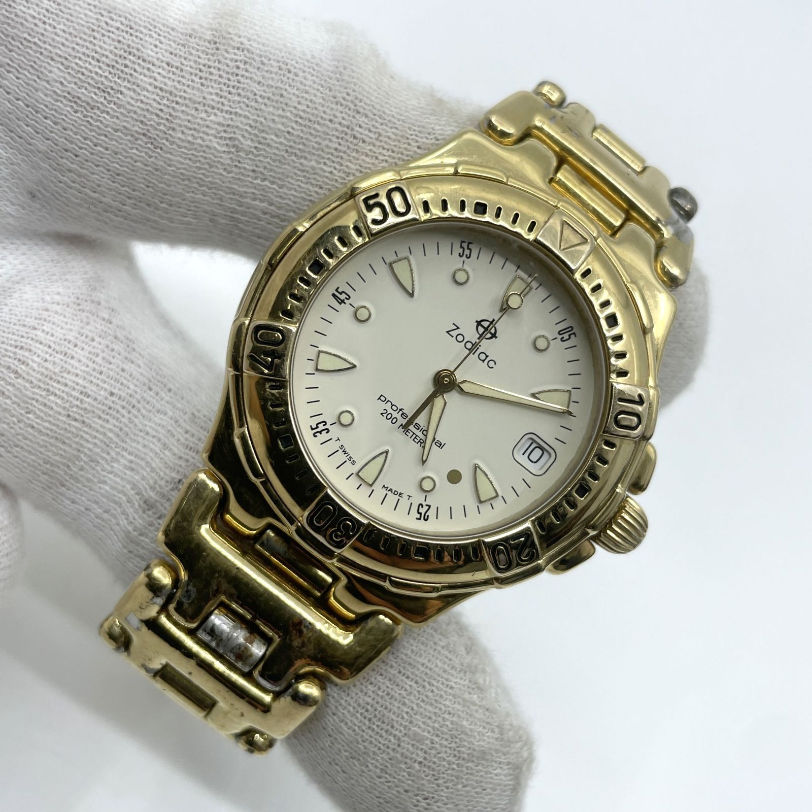 【動作未確認】メンズ　レディース　時計　フェイスのみ　20点まとめ　ゴールド系 動作未確認 Zodiac ゾディアック クォーツ腕時計 ゴールド メンズ