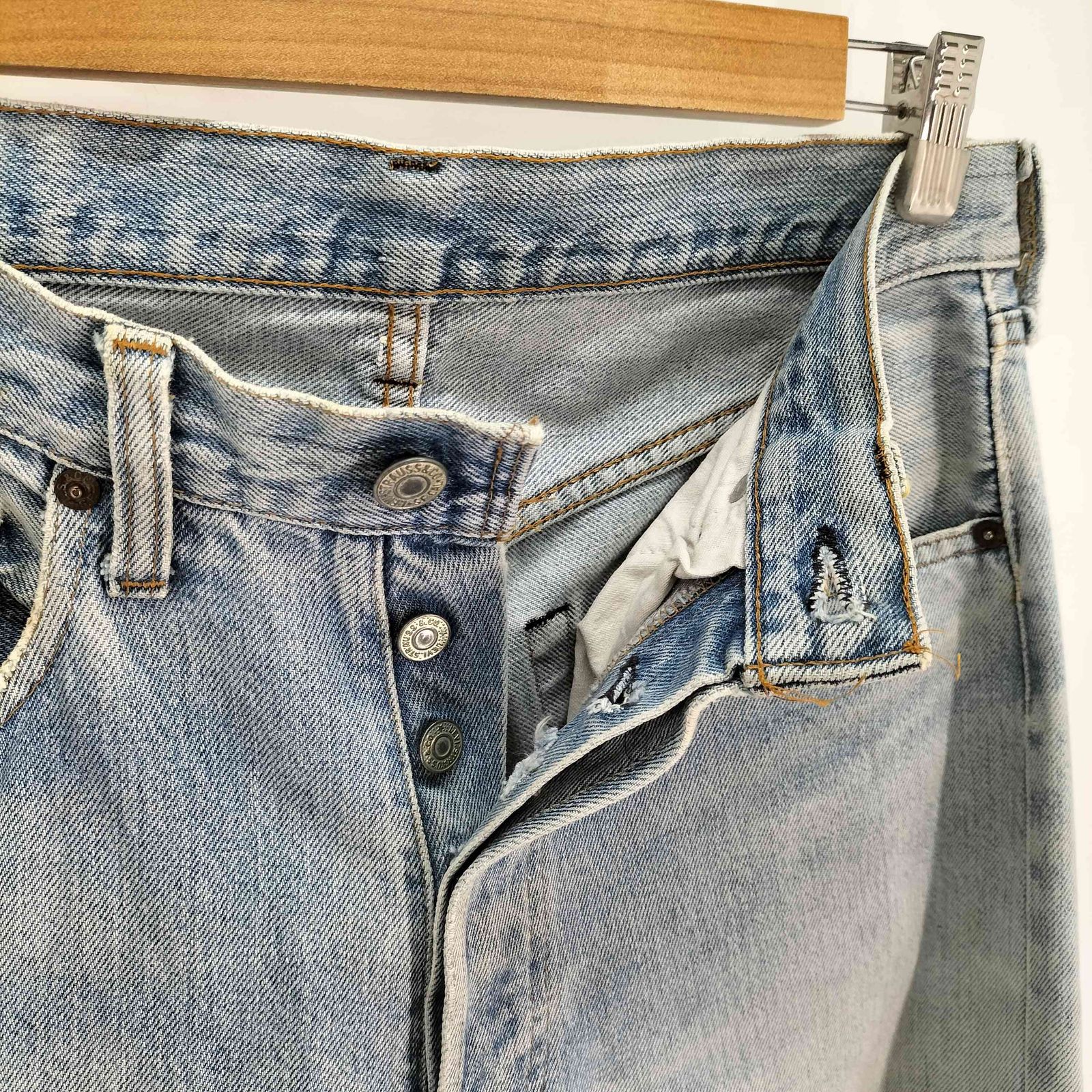リーバイス Levis 80S ボタン裏524 501-0117 ハチマル 赤耳 カットオフ