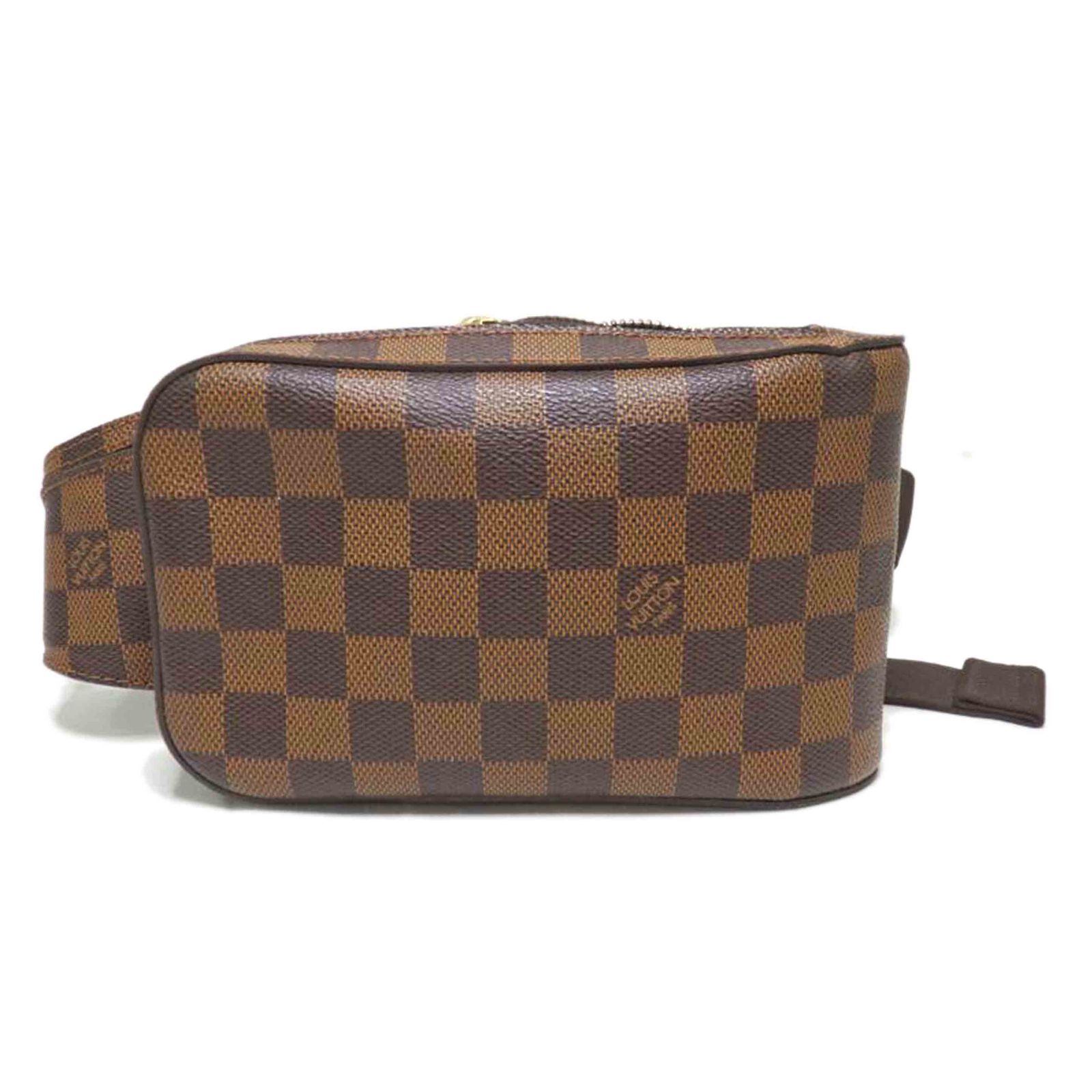 LOUIS VUITTON ジェロニモス エベヌ/ダミエ N51994 Aランク 84