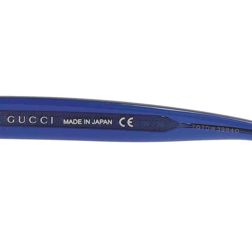 GUCCI サングラス/ブルー ブラック GG0080SK 005 Bランク 01 - メルカリ