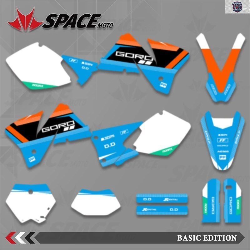スペースフルグラフィックデカールステッカーキット KTM EXC 125 200 250 300 380 400 520 1998 1999 2000