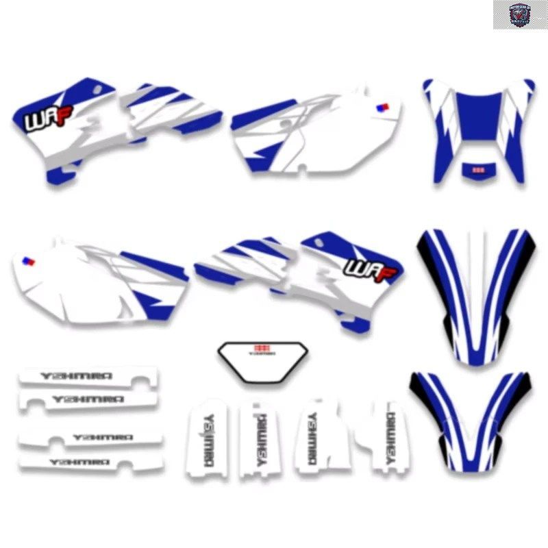 SPACE YAMAHA 2003 - 06 WRF250 WRF450 フルグラフィックデカールステッカーキット WRF 250 WRF 450 2003-2006