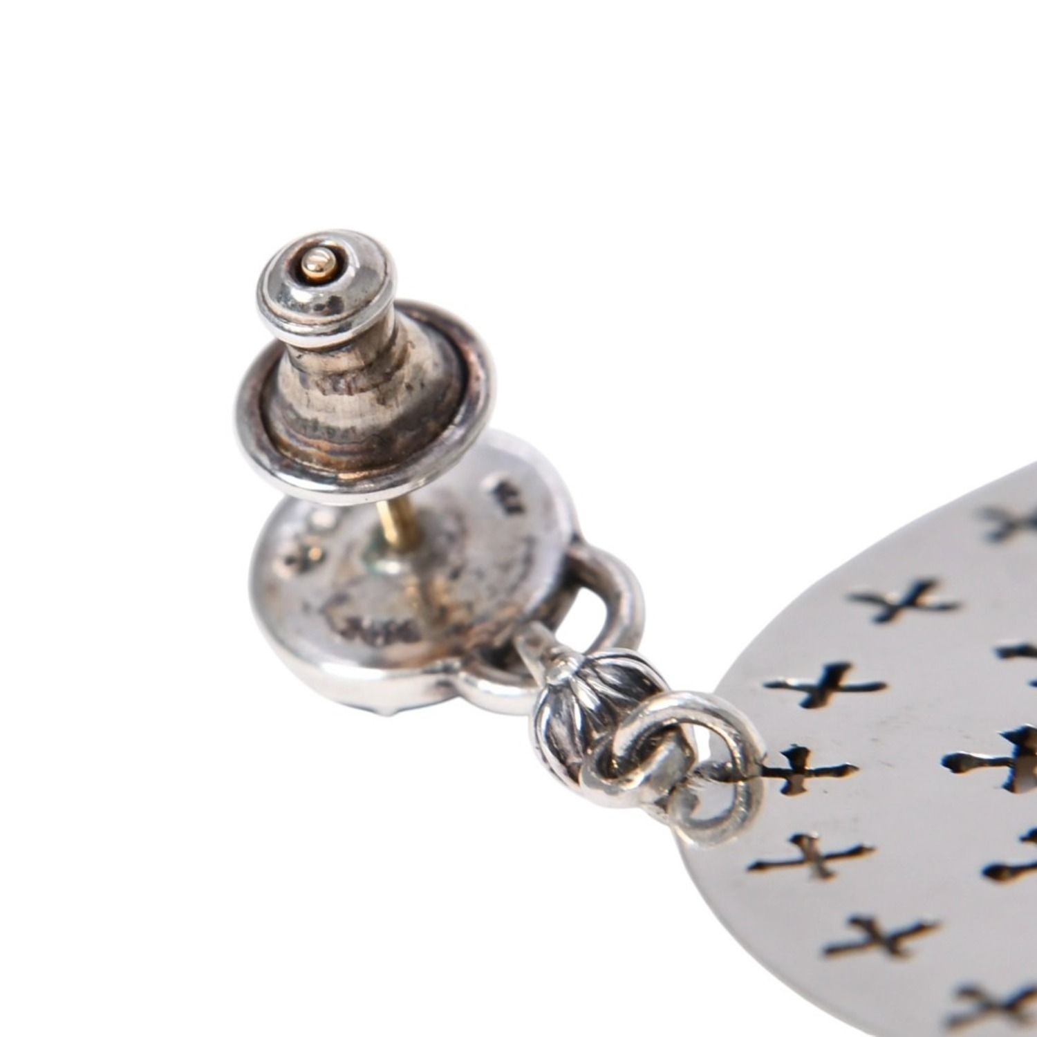 極美品 CHROME HEARTS クロムハーツ CIRCLE CH PLUS サークルCHプラス 