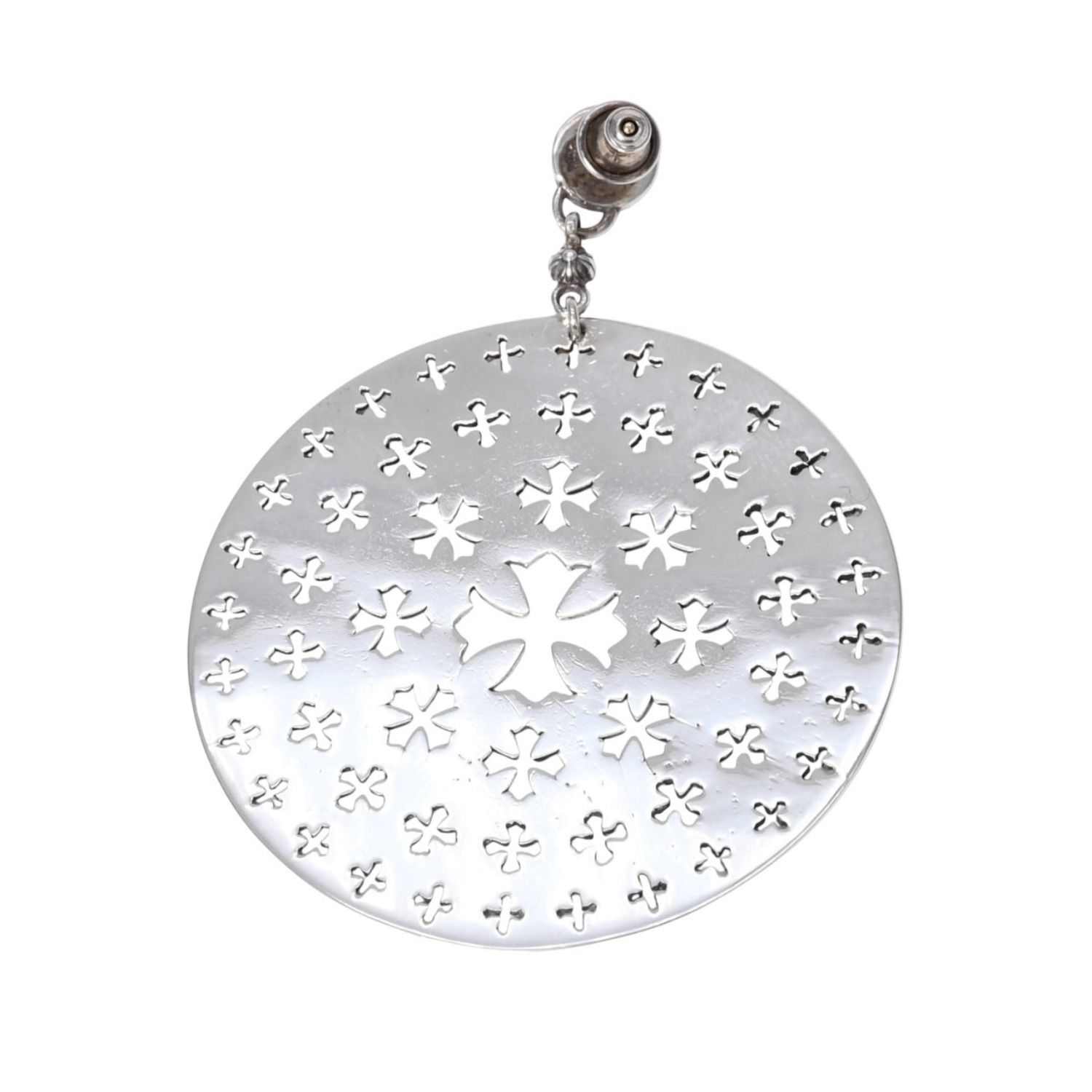 極美品 CHROME HEARTS クロムハーツ CIRCLE CH PLUS サークルCHプラス 
