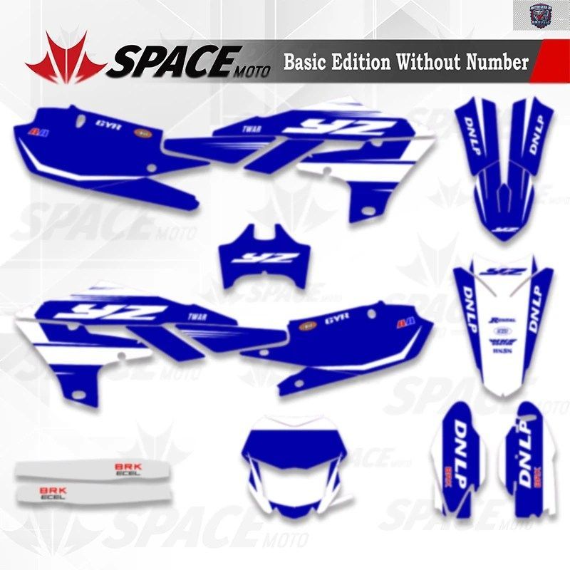 スペースモーターサイクルグラフィックデカールキット ヤマハ YZF250 2019-2023 YZF450 2018-2022 WRF450 2019-2022 WRF250 2020-2023