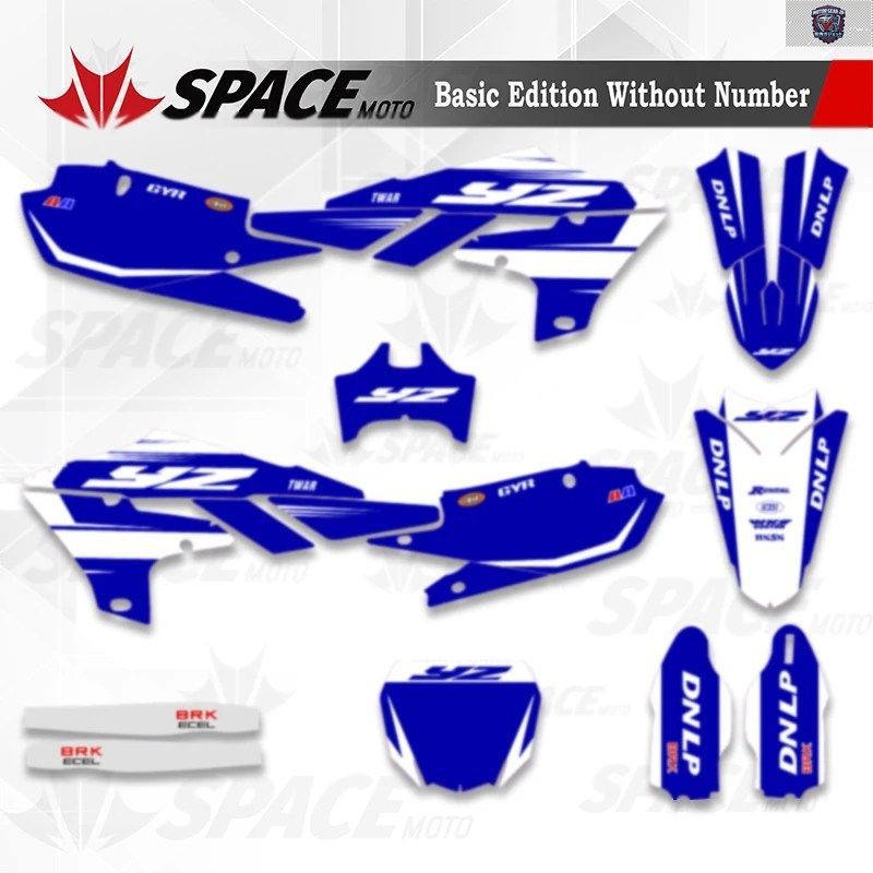 スペースモーターサイクルグラフィックデカールキット ヤマハ YZF250 2019-2023 YZF450 2018-2022 WRF450 2019-2022 WRF250 2020-2023
