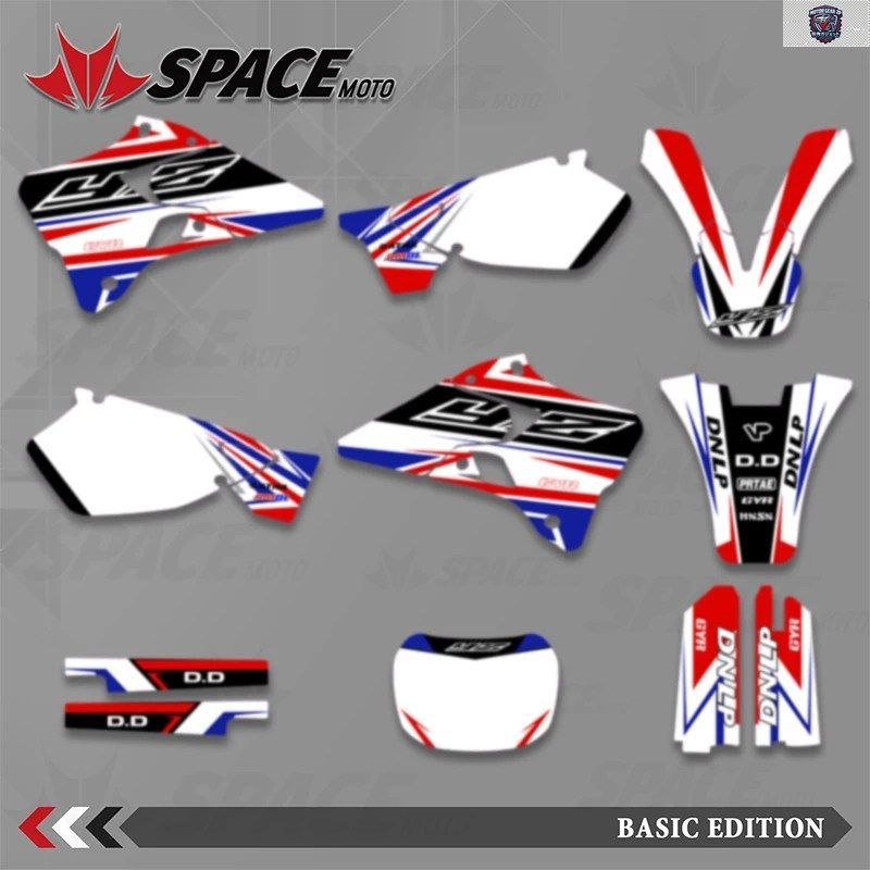 SPACE YAMAHA YZ125 YZ250 1996 - 01 フルグラフィックデカールステッカーキット YZ 125 YZ 250