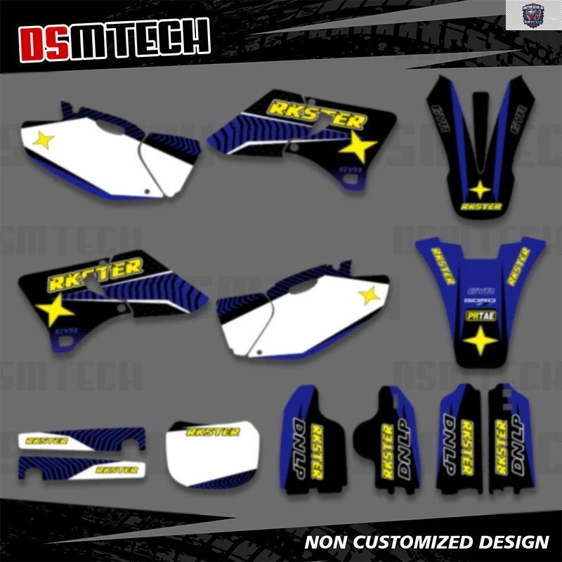 オートバイ用グラフィックデカールステッカーキット ヤマハ YZ250 YZ 250 400 426 1998 - 02 ナンバーネーム