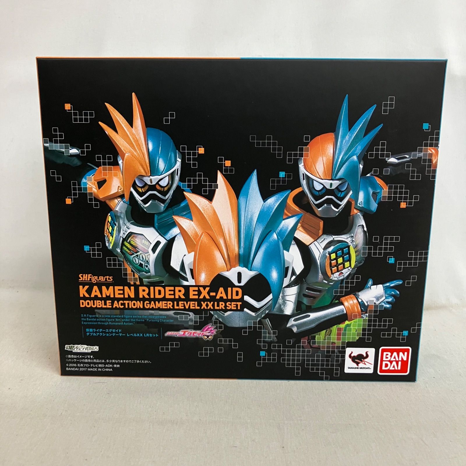 中古 仮面ライダーエグゼイド S.H.Figuarts ダブルアクションゲーマー レベルXX LRセット フィギュア SF6539 c098