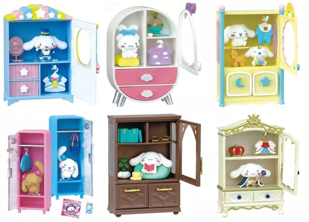 【中古】食玩 トレーディングフィギュア 全6種セット 「Cinnamoroll Secret Closet」