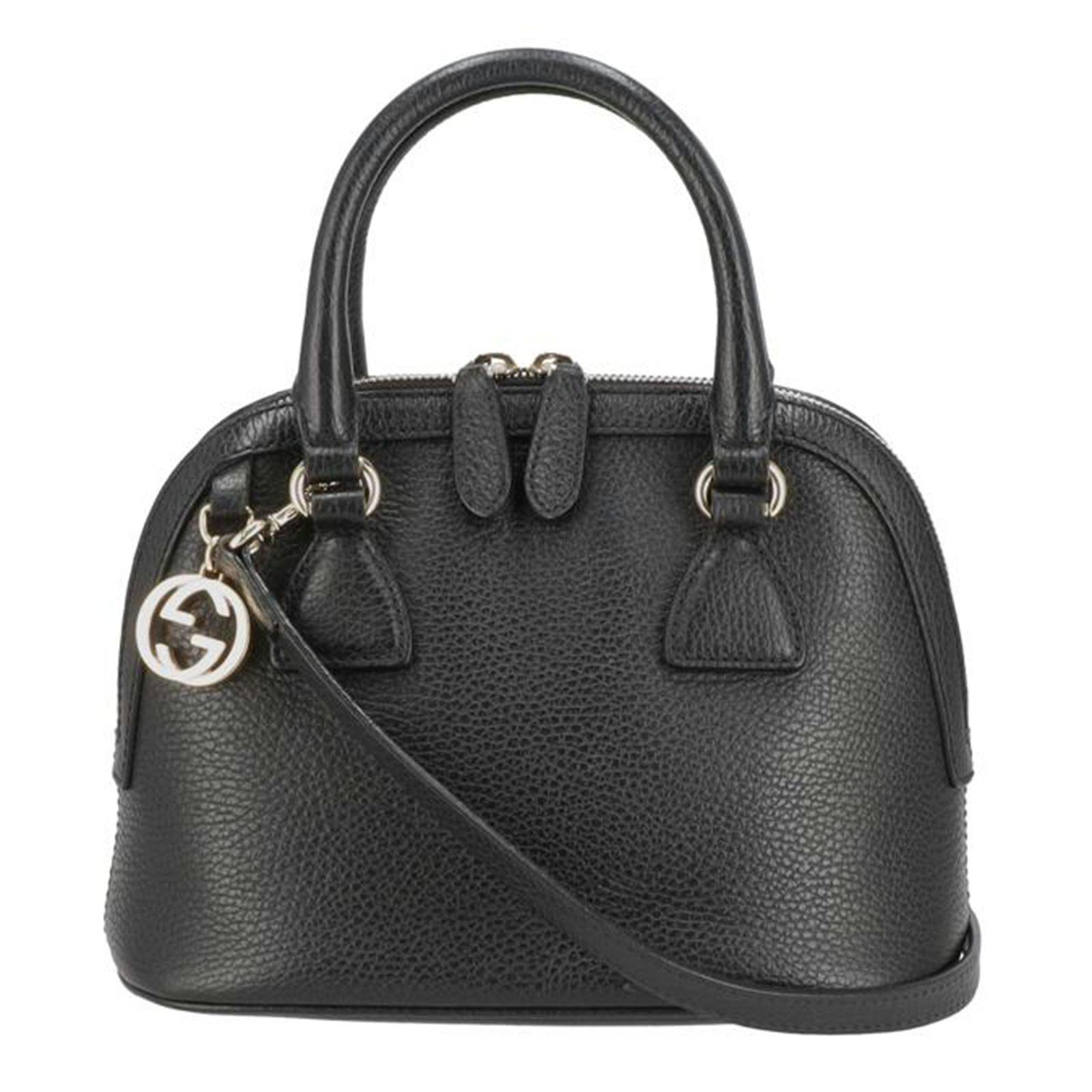 GUCCI インターロッキングG/2WAYバッグ/ブラック 449661 ABランク 18 45,435円