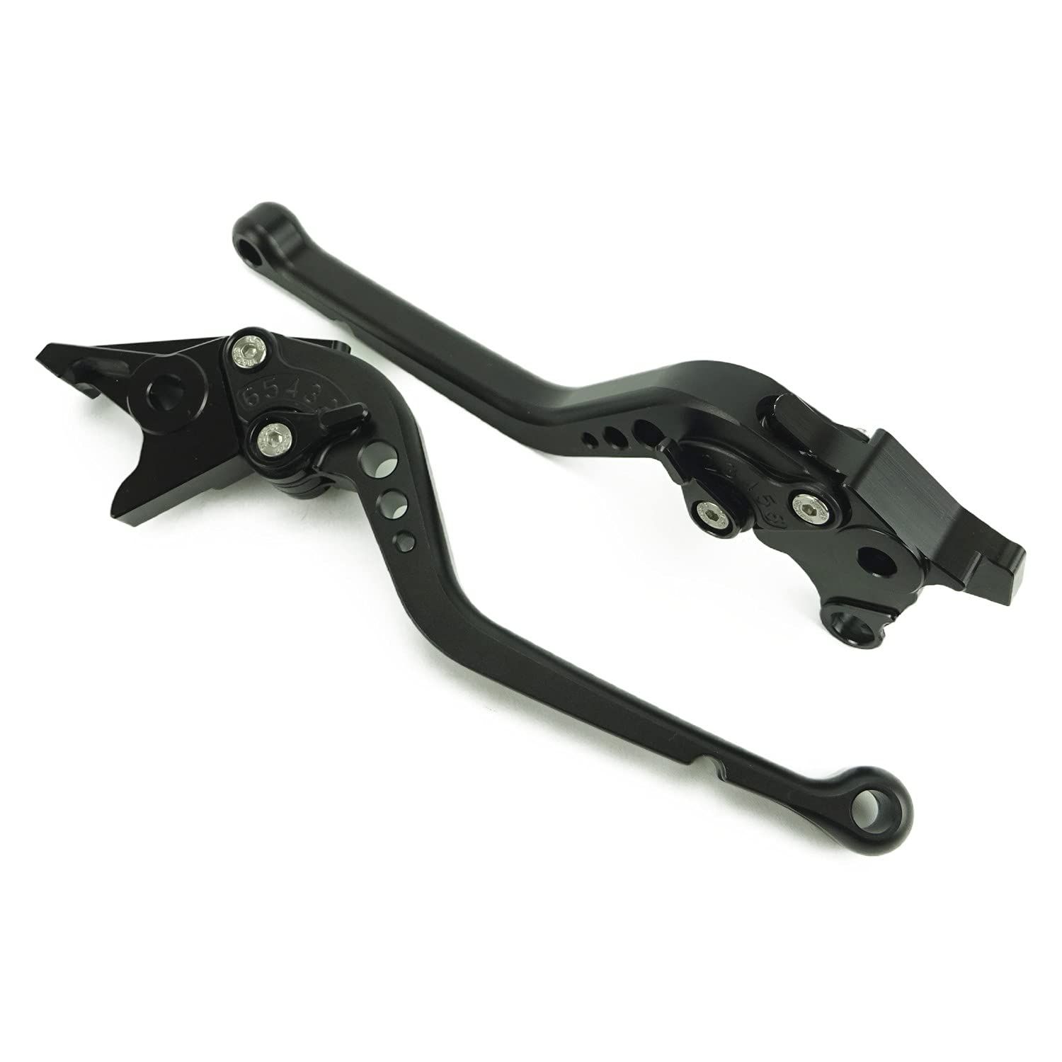 R◆S22黒(黒) スズキ ブレーキ クラッチレバー 6段階調整 ロング Vストローム1000 GSX1300R隼 バンディット1200 等に適合 52f3058c