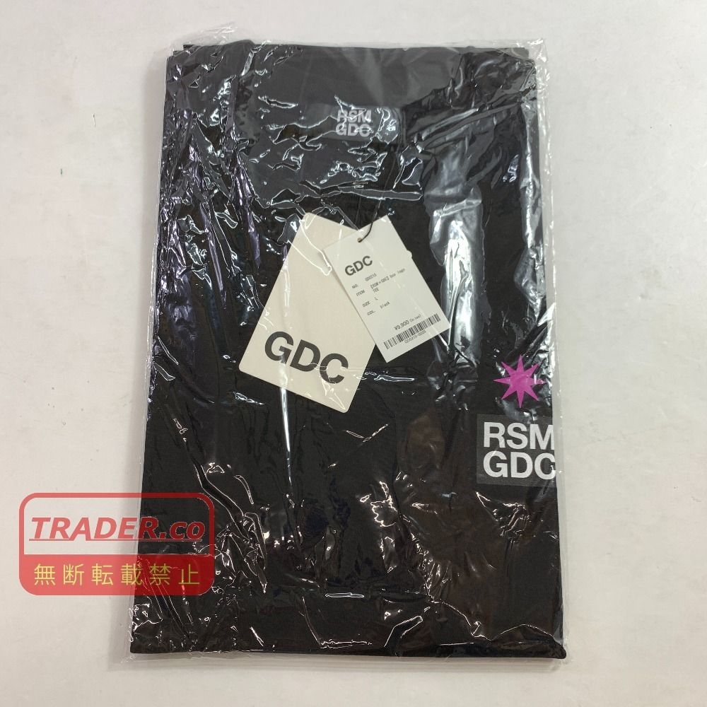 04w7162▽※【中古】RIP SLYME X GDC Box Logo TEE GD0215 Lサイズ ブラック【八王子店】
