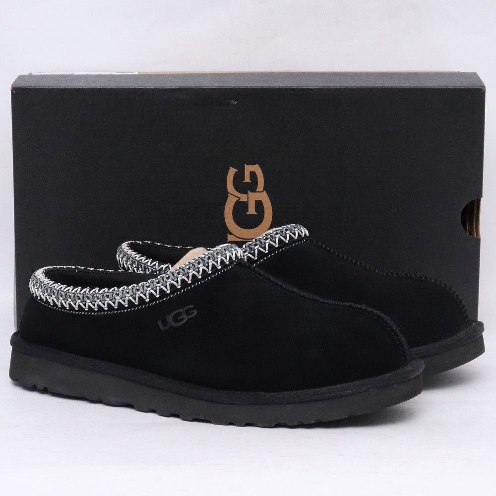 27cm UGG M TASMAN スリッポン サイズ42 ブラック 5950
