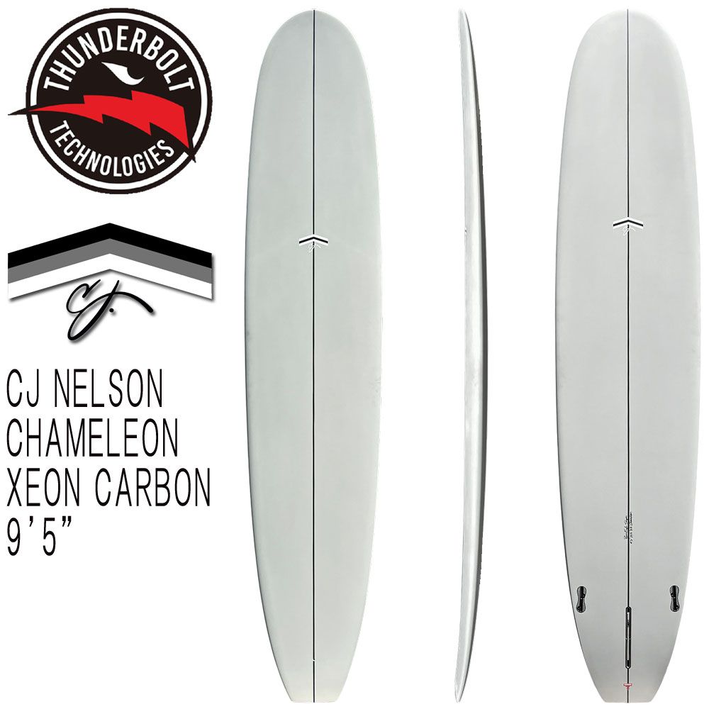 26 THUNDERBOLT CJ NELSON CHAMELEON 9'5/THUNDERBOLT CJ NELSON LONGBOARD SURFBOARD SURFBOARD OFFICE STOP