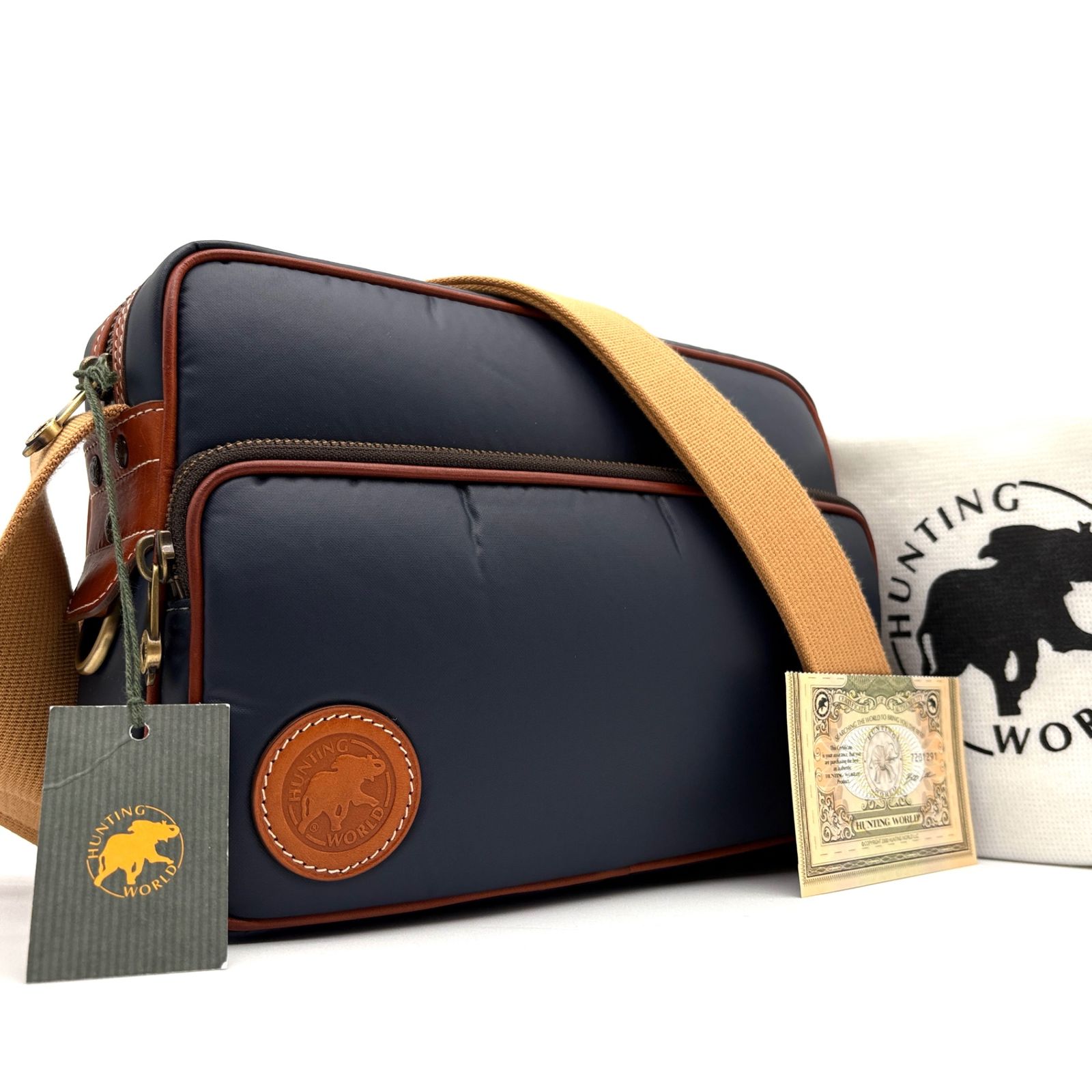 未使用保管品 タグ付 ハンティングワールド HUNTING WORLD ショルダー 