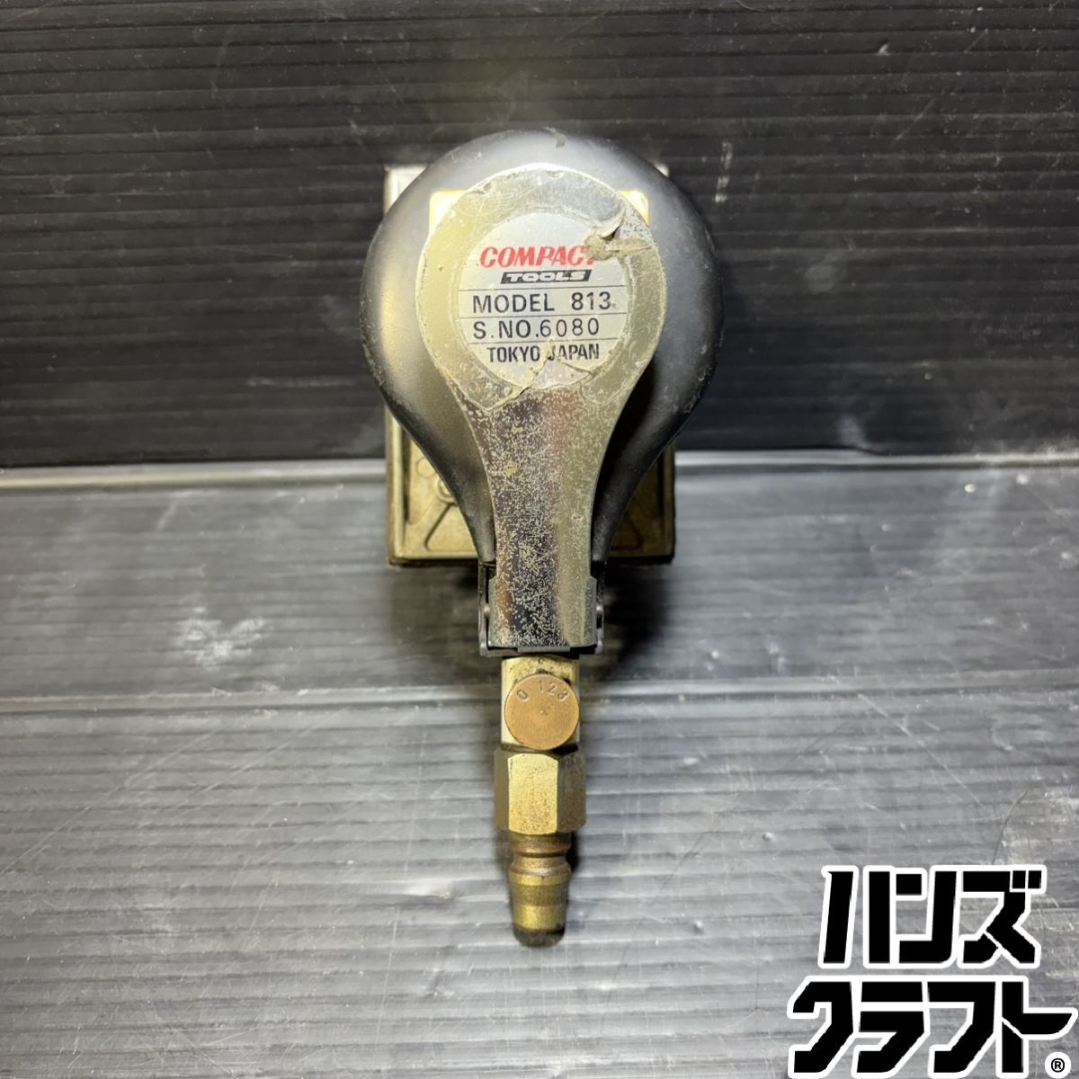 ▼【中古】コンパクトツール 813MPS エアサンダ 非吸塵式オービタルサンダー COMPACT TOOLS