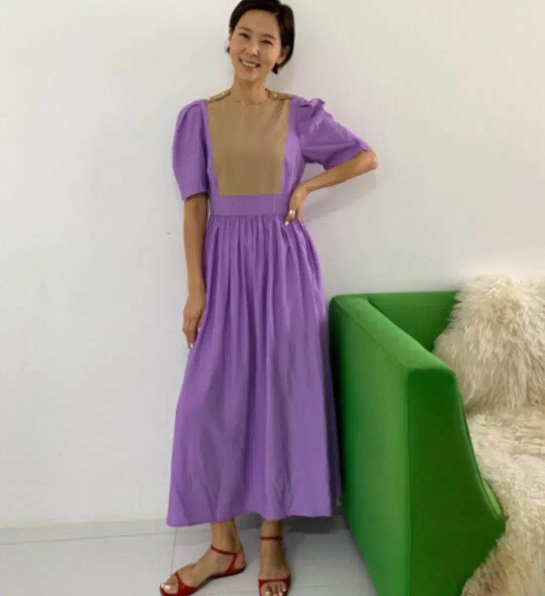 FRONTROW × インク シャーリング ロング ONE PIECE S