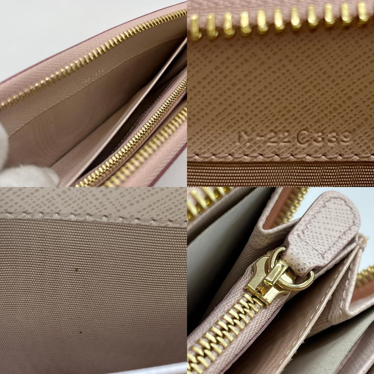 Salvatore Ferragamo サルヴァトーレフェラガモ 長財布　ガンチーニ ダブルガンチーニ Y-22 C338 ピンク