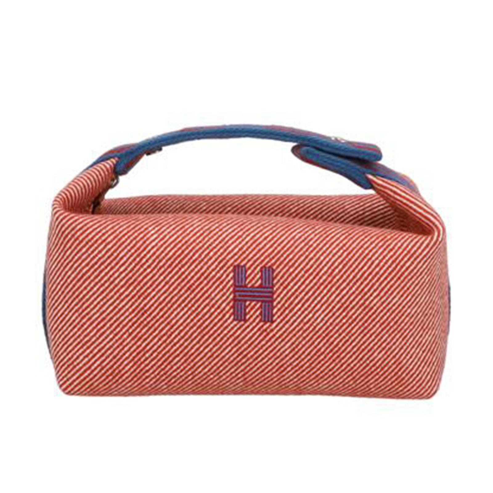 HERMES ブリッドアブラックPM トメット オレンジ×ネイビー Sランク 24