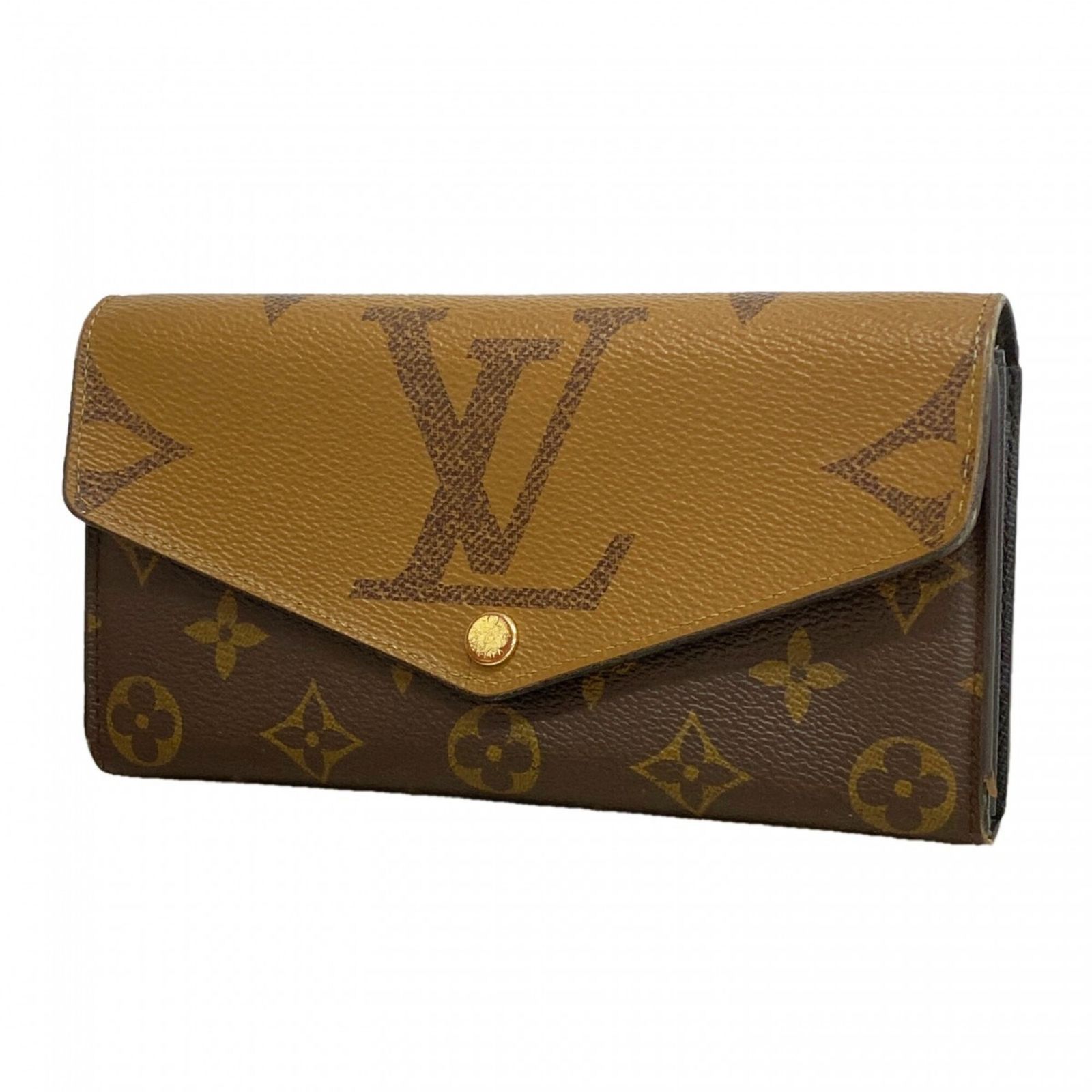 ルイ・ヴィトン(Louis Vuitton) ルイ・ヴィトン 長財布 モノグラム・リバース ポルトフォイユサラ M80726 ブラウンレディース