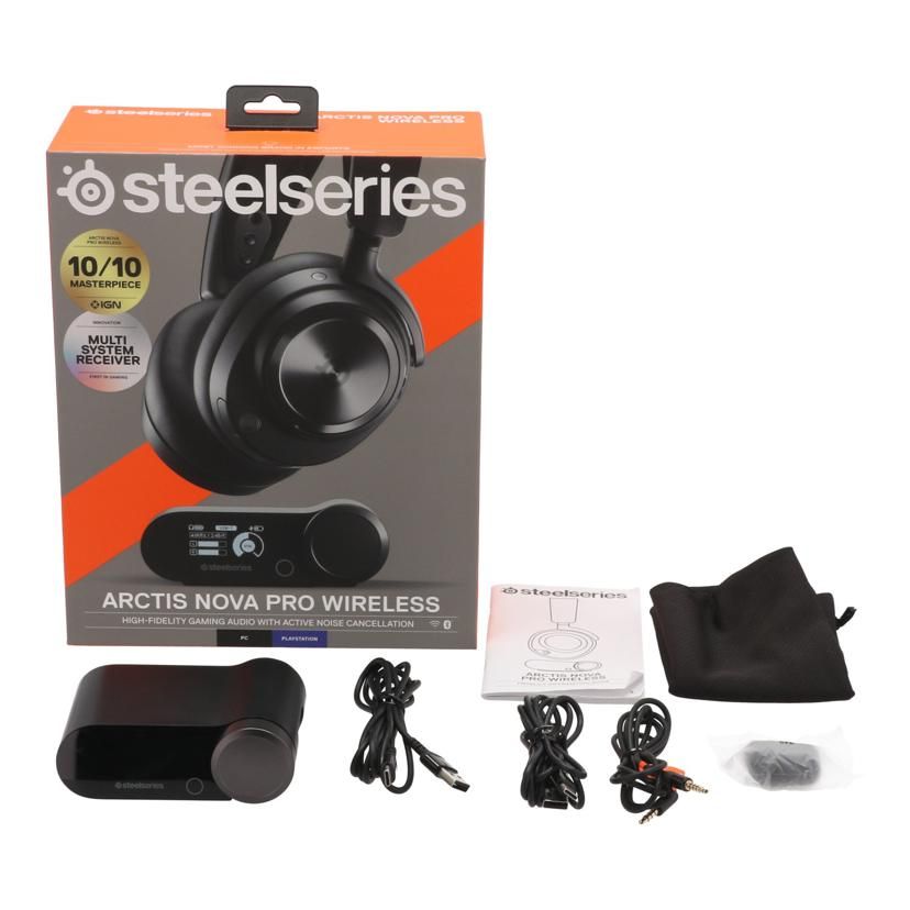 SteelSeries ゲーミングヘッドセット 61520 Arctis Nova Pro Wireless