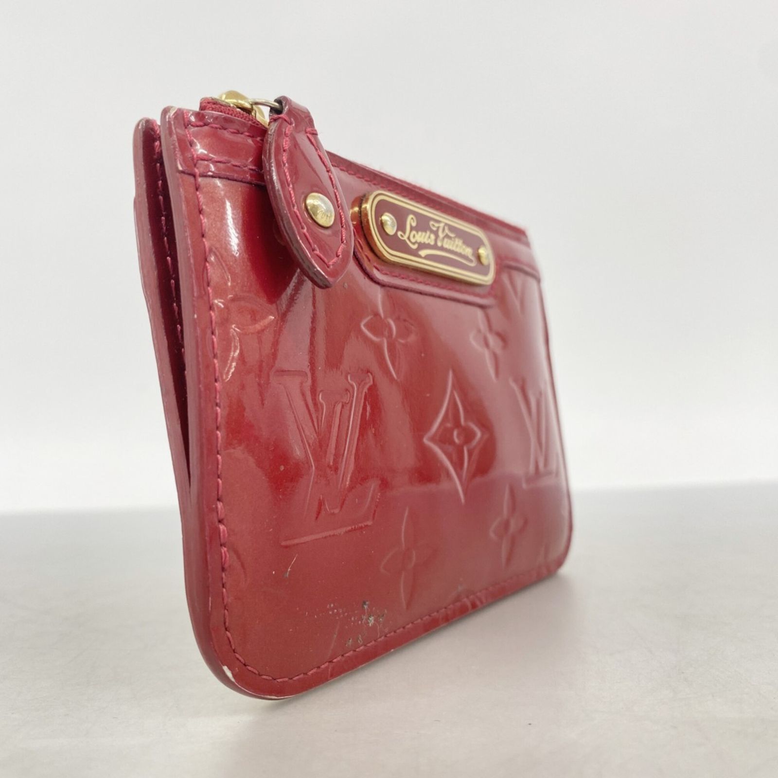 ルイ・ヴィトン(Louis Vuitton) ルイ・ヴィトン 財布・コインケース ヴェルニ ポシェットクレNM M91737 ルージュグルナディーヌレディース
