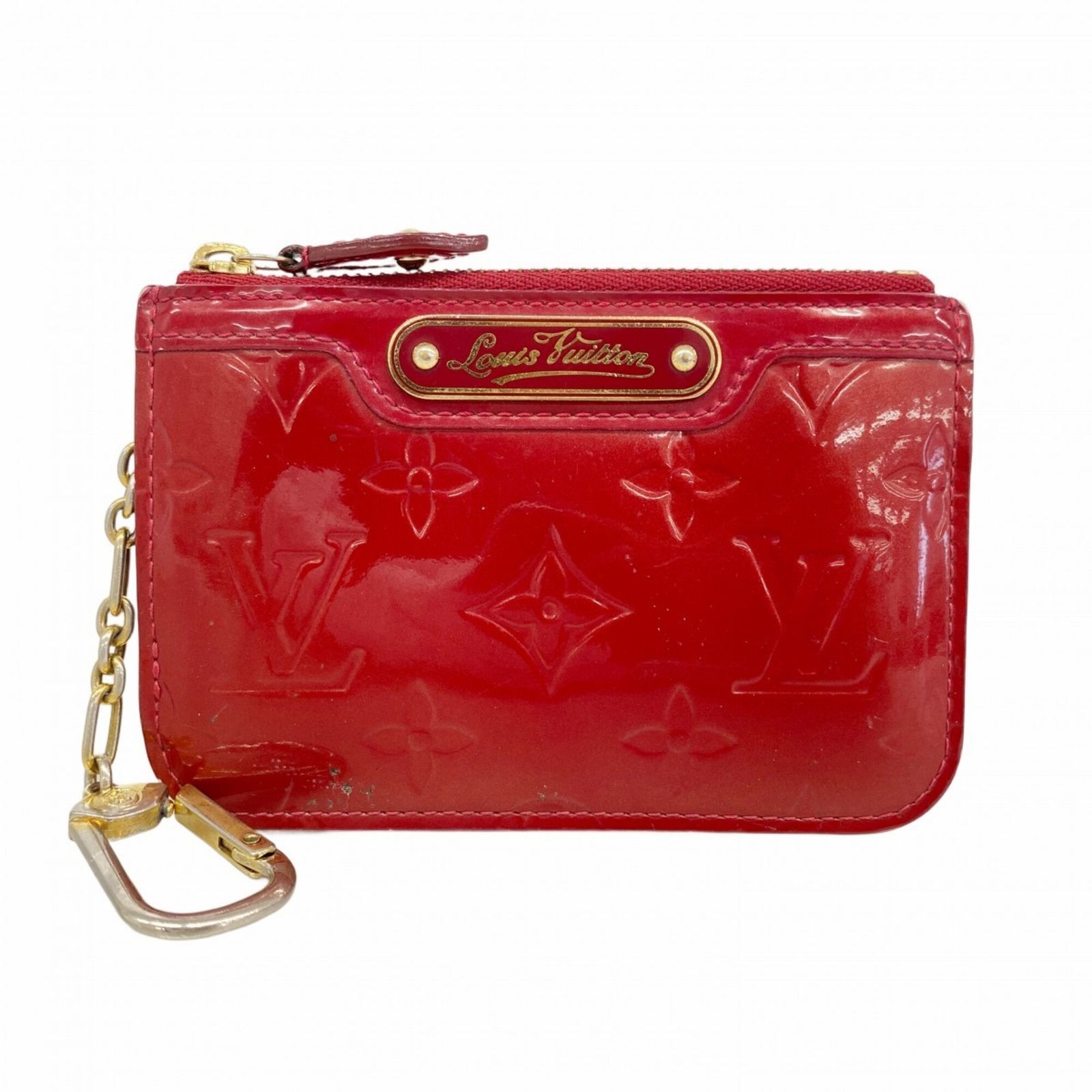 ルイ・ヴィトン(Louis Vuitton) ルイ・ヴィトン 財布・コインケース ヴェルニ ポシェットクレNM M91737 ルージュグルナディーヌレディース